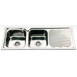 Double Bowl Kitchen Sink S - 1180x480mm